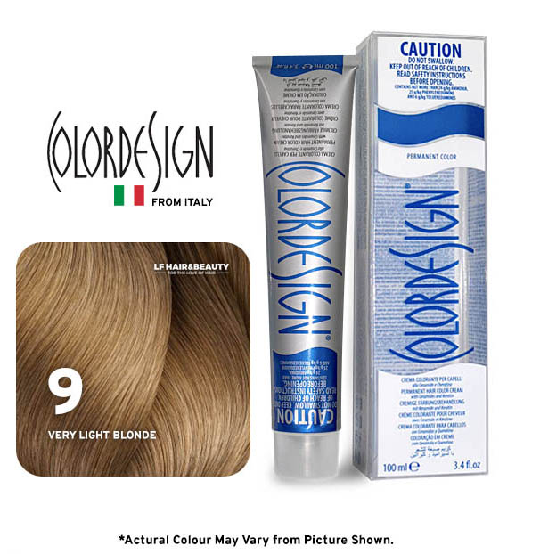 Color Design Permanent Hair Color 8 3 Light Golden Blonde 100ml