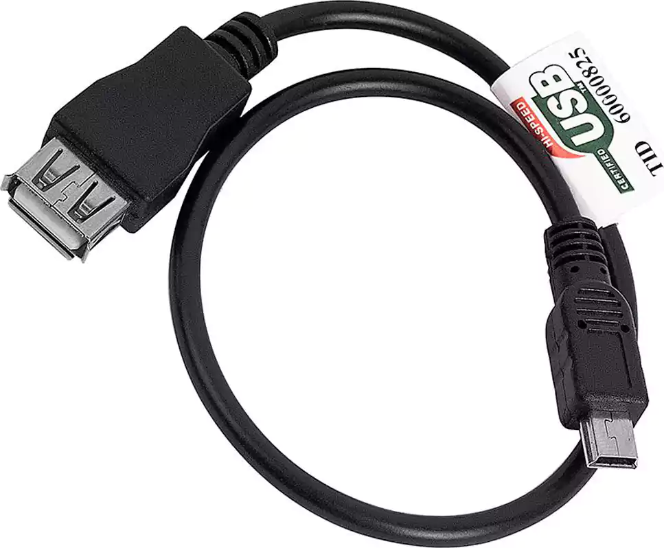 CABLE USB MINI 5 PIN MALL TO USB FEMER DC064