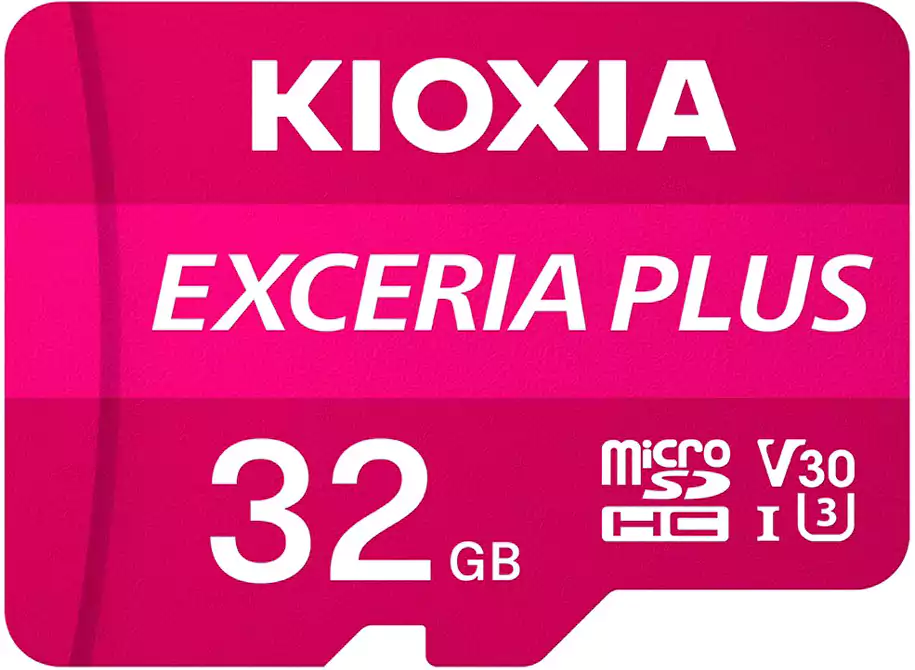 Memory Card Kioxia EXCERIA PLUS, Micro SD, 32GB, LMPL1M32GG2