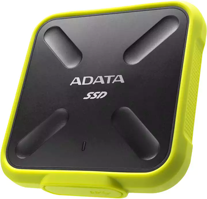 أداتا SD700 هارد ديسك محمول SSD، بسعة 256 جيجابايت، ASD700-256GU31-CYL، أسود × أصفر