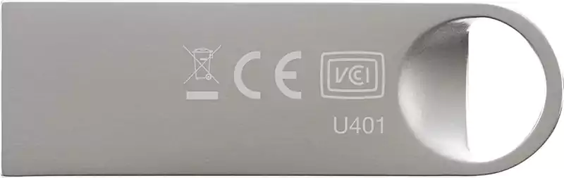 فلاش ميموري كيوكسيا U401، بسعة 64 جيجابايت، USB 2.0، فضي، LU401S064GG4