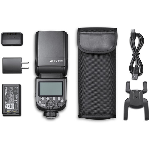 Godox Rectangular Camera Flash Light, Portable Light Bulb, Black V860III