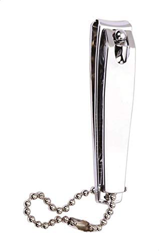 قصافة أظافر معدنية للكبار من لاما، مقلم ومشذب أظافر،  فضي 608