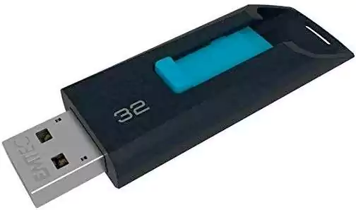 Emtec Flash Memory, 32 GB, Black, ECMMD32GC452