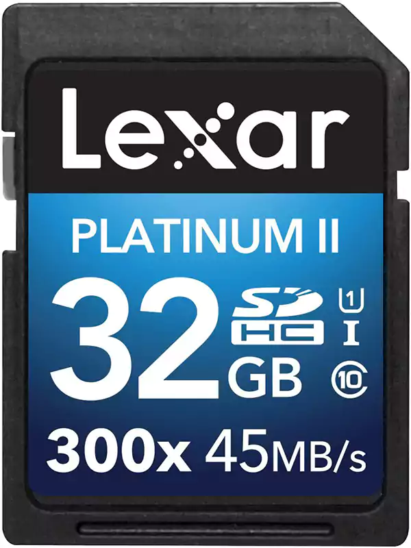 Lexar Micro SD Card, 32GB, LSD32GBBNL300