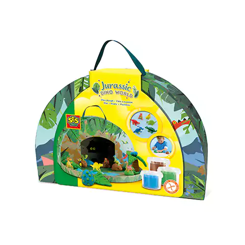 صلصال إس إي إس، ديناصورات، ملون، 00427