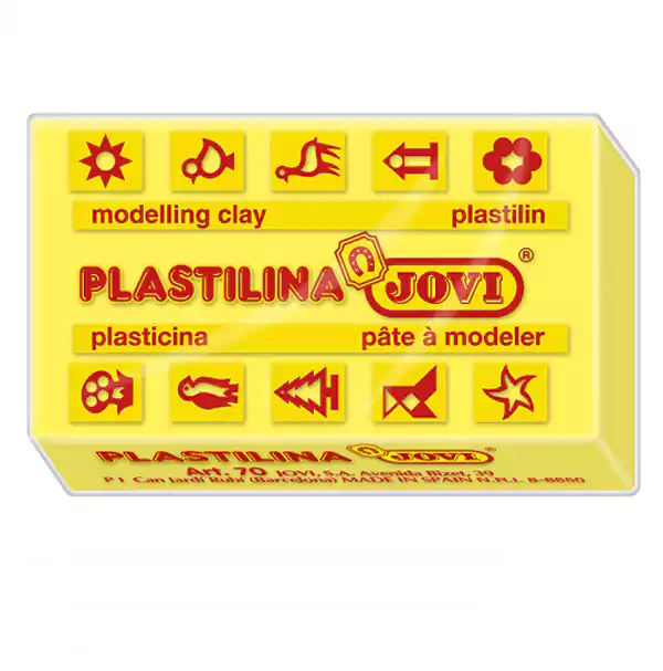 Jovi Plastilina Clay, 50gm, Yellow
