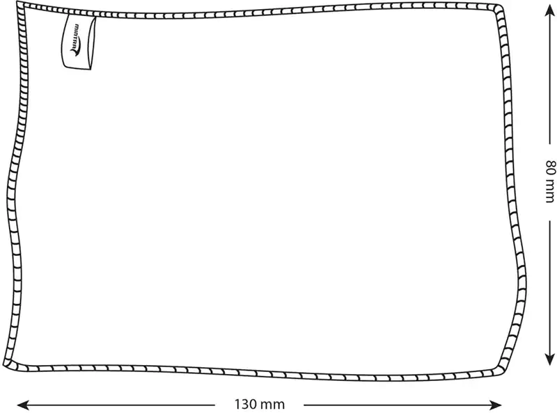 منشفة سباحة ميكروفايبر مينترا، 80 ملم - 130 ملم، خوخي