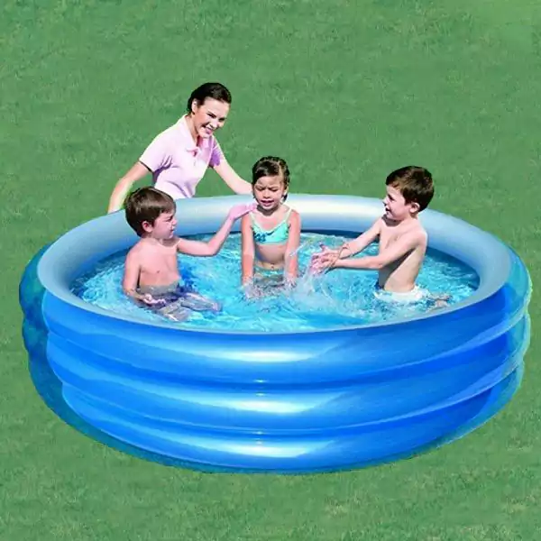 حمام سباحة بيست واي نفخ، دائري، 3 أدوار، 2.01 م × 53 سم، أزرق، 51043