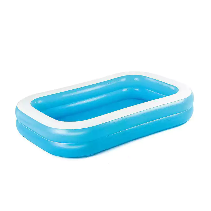 Bestway Inflatable Swimming Pool, Rectangle, 2 Floors, Blue x White, 52192