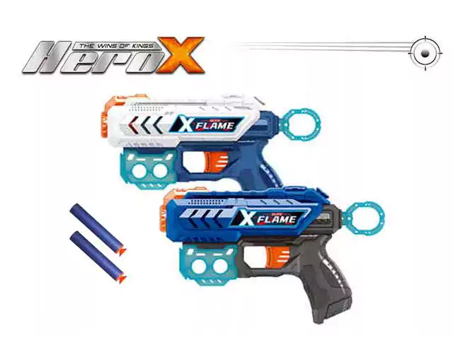 X-Flame Toy Gun, Foam Bullets, JLX7211