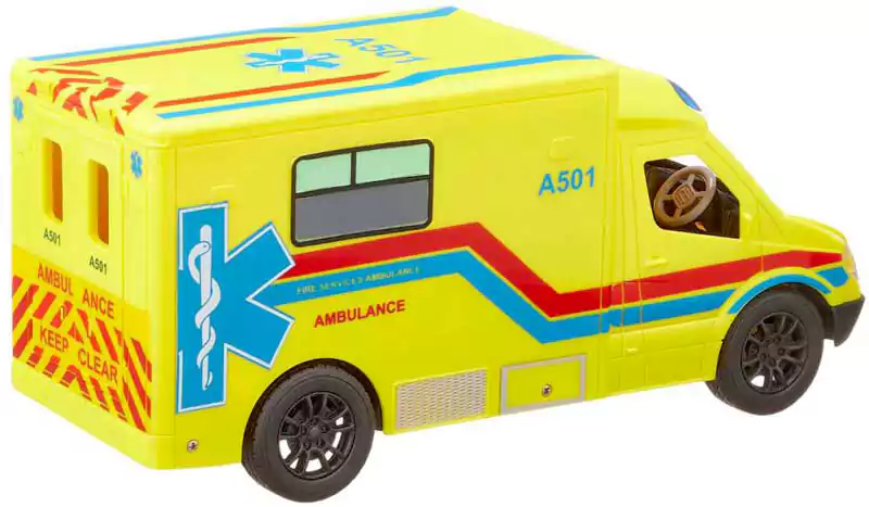 لعبة سيارة إسعاف إس واي آر كار، مع ريموت، متعددة الألوان، 666-769A