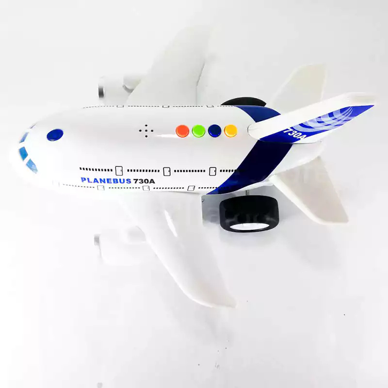 لعبة طائرة جامبو، أبيض، WY730B