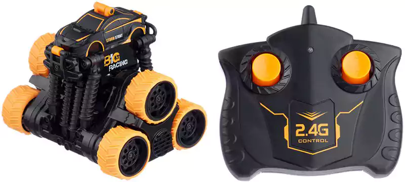 Songyang Car Toy, with Remote, Black x Yellow, SY006