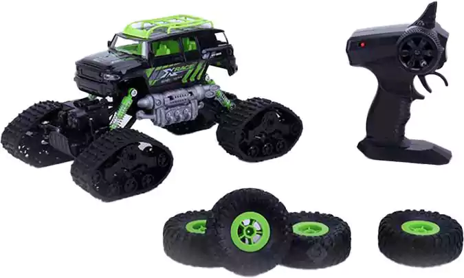 لعبة سيارة دفع رباعي، مع ريموت، أخضر × أسود، DB2035