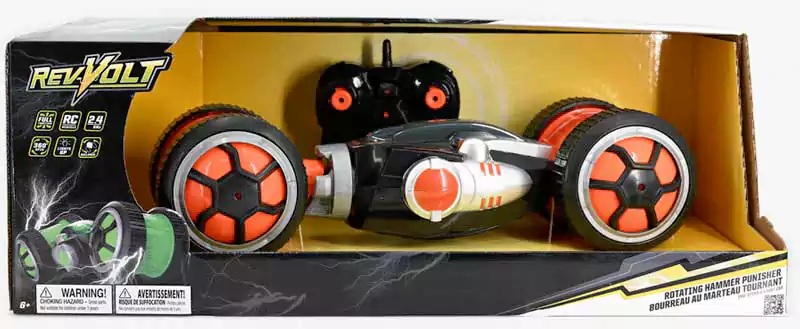 Toy car, with charger and remote, green or red, 615-5588 MKB