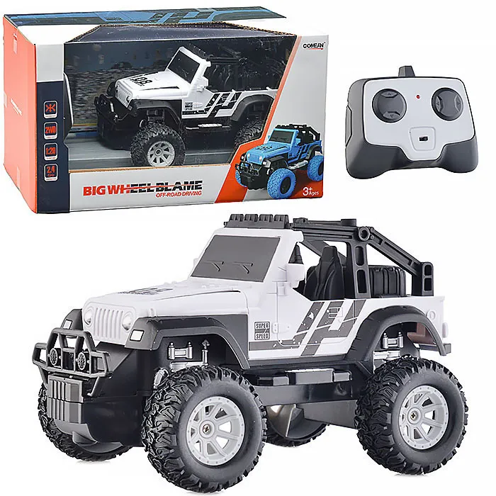 لعبة سيارة بيج ويل بلام، مع ريموت، أسود × رمادي فاتح، GM1909