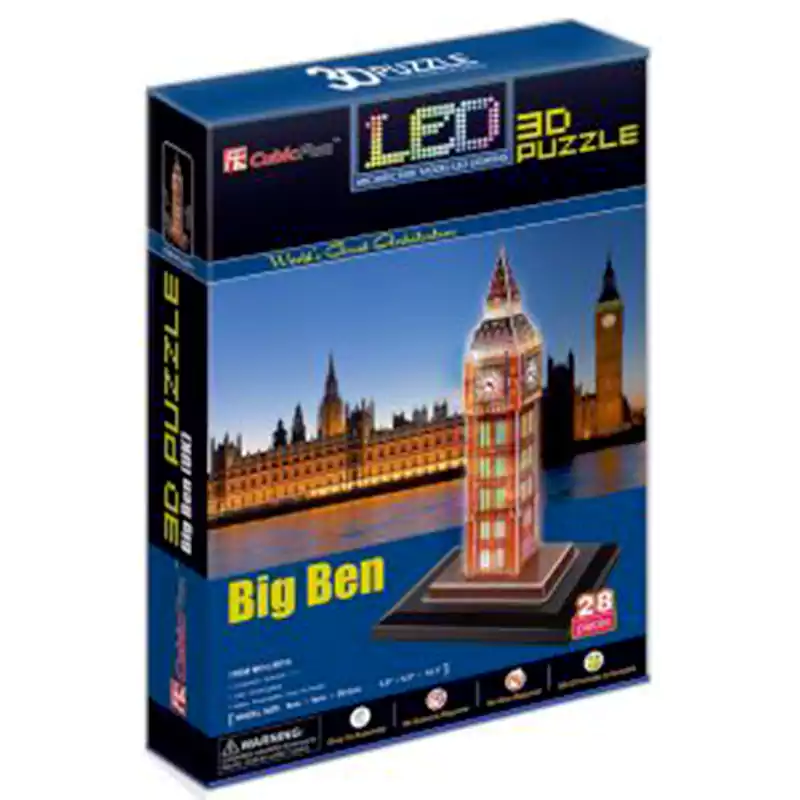 لعبة بازل بيج بن، لندن، 28 قطعة