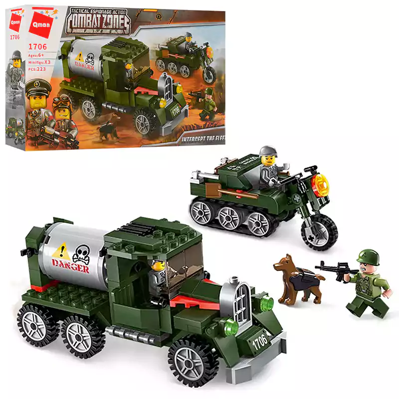 Qman Military series build blocks toys for kids