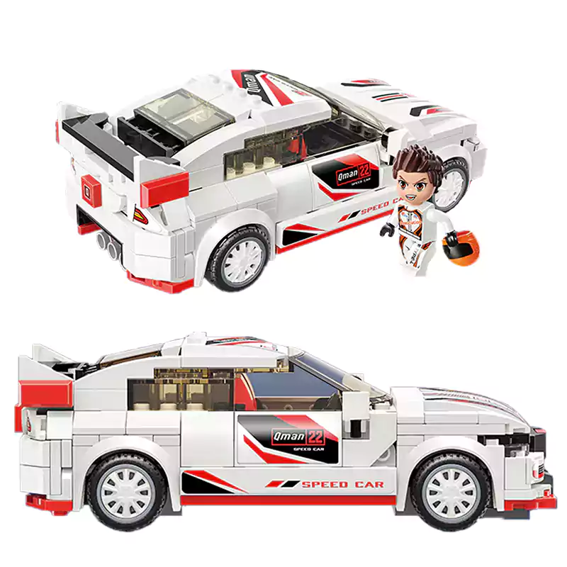 Qman 14022 Speed Champions 2020 Racer Car City Moc High