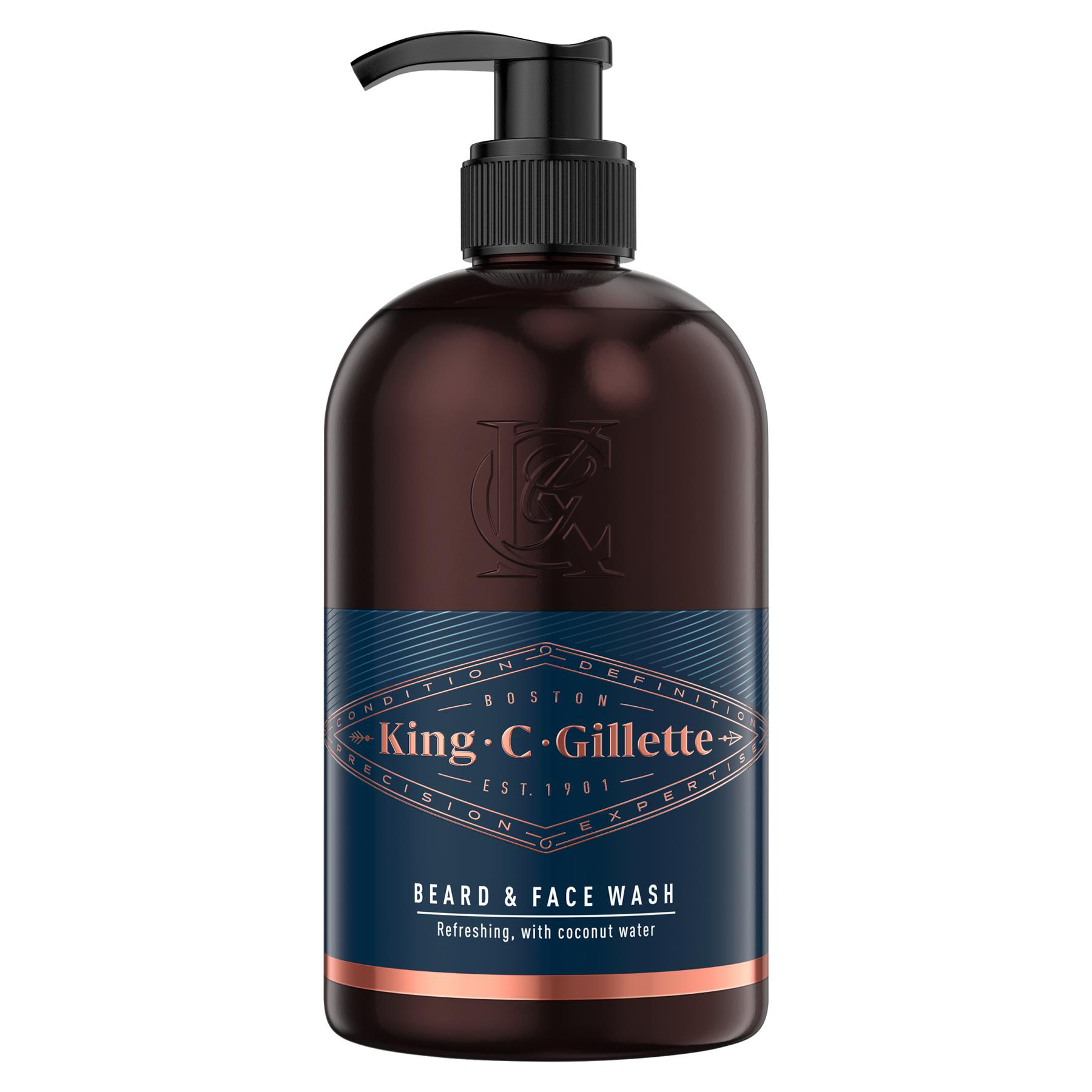 Gillette King C Face and Beard Wash 350 ml