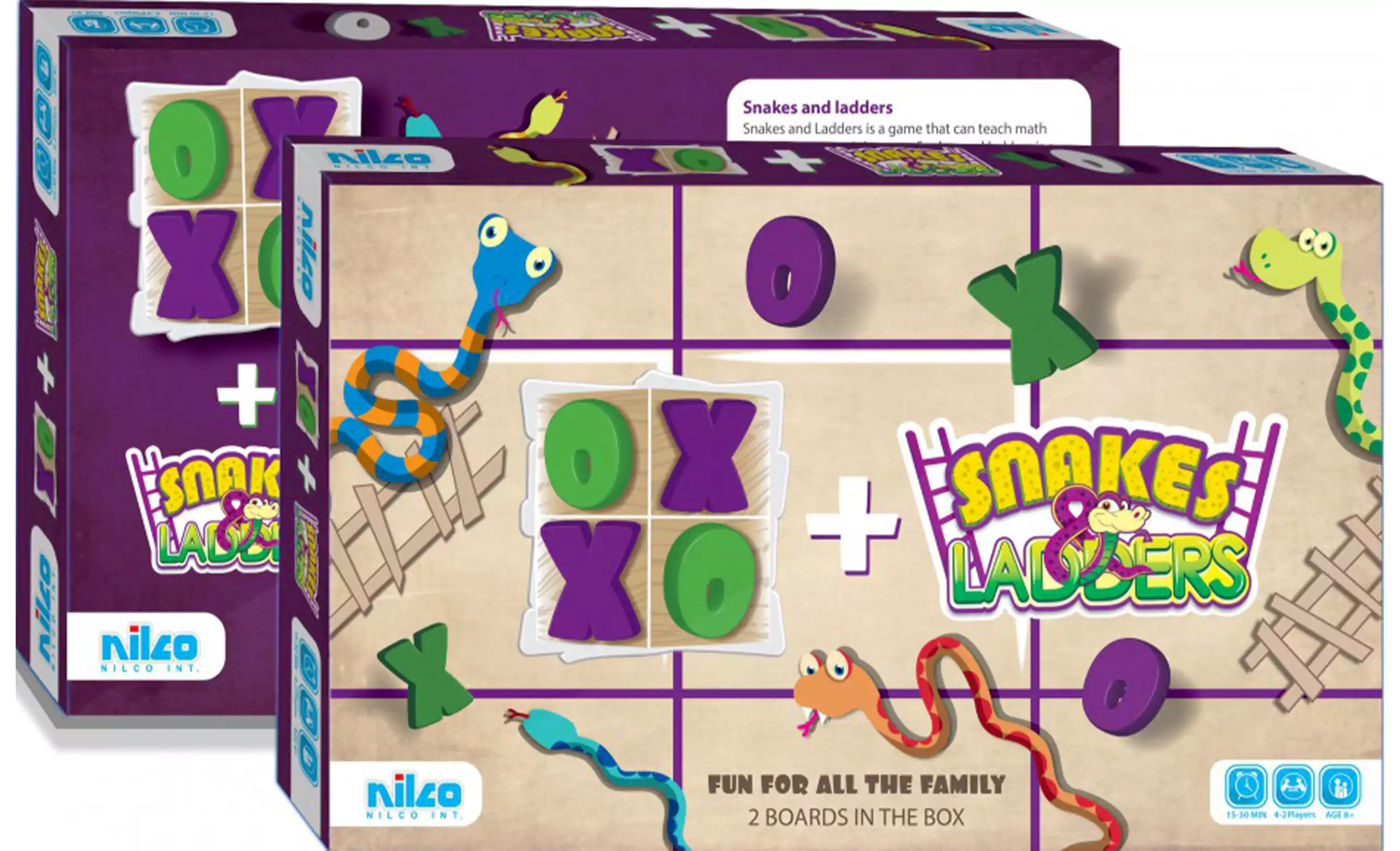 السلم والثعبان XO