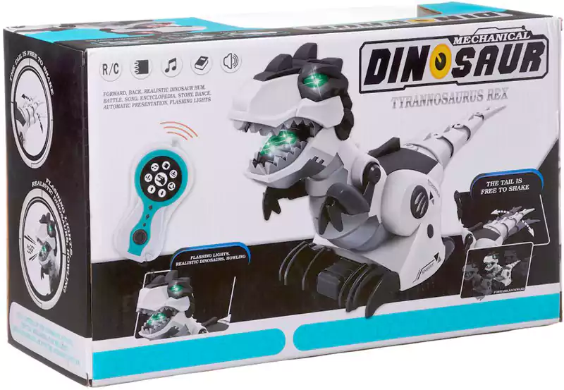 Dinosaur Robot Toy with Remote Control, Rechargeable, 128A-21