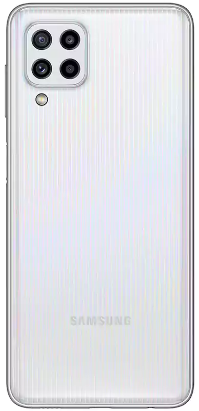 Samsung Galaxy M32 Dual SIM Mobile, 128GB Internal Memory, 6GB RAM, 4G LTE Network, White
