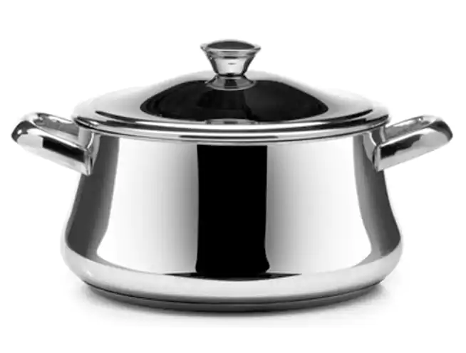Zahran Stainless Steel Pot, Size 16, Silver