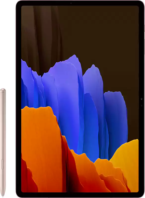Samsung Galaxy S7 Plus Tablet, 11 Inch Display, 256 GB Internal Memory, 8 GB RAM, 4G LTE Network, Mystic Bronze
