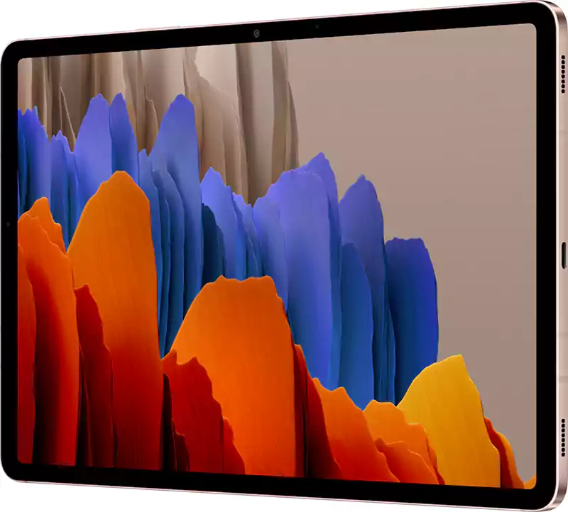 Samsung Galaxy S7 Plus Tablet, 11 Inch Display, 256 GB Internal Memory, 8 GB RAM, 4G LTE Network, Mystic Bronze