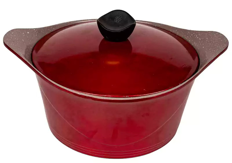 Glory ceramic cookware size 28 - red