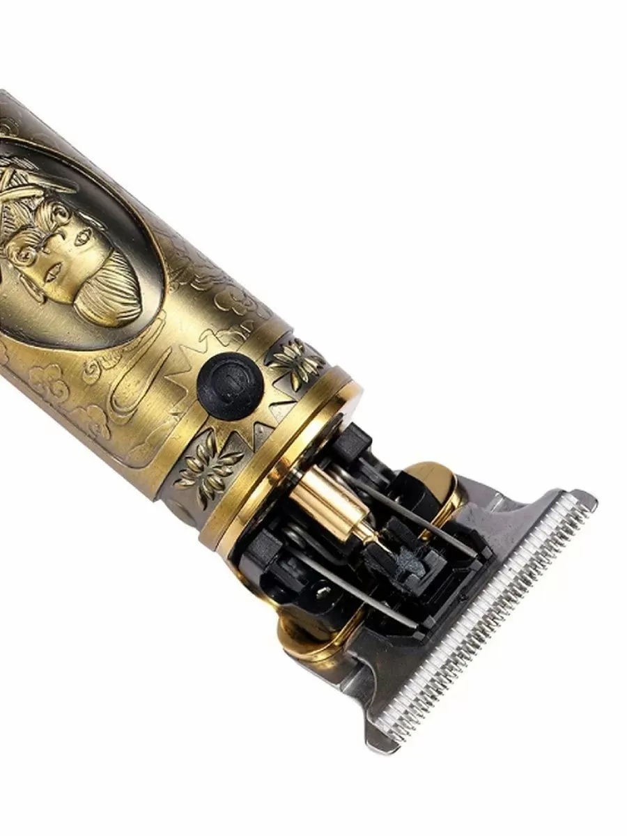 ماكينة حلاقة كهربائية للرجال كرونيير، استخدام جاف، ذهبي، CR-40