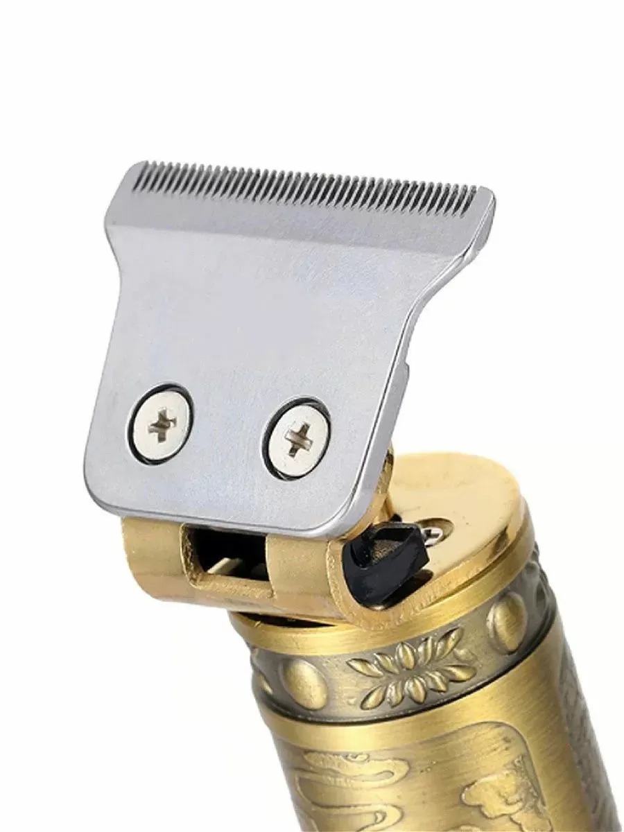 ماكينة حلاقة كهربائية للرجال كرونيير، استخدام جاف، ذهبي، CR-40