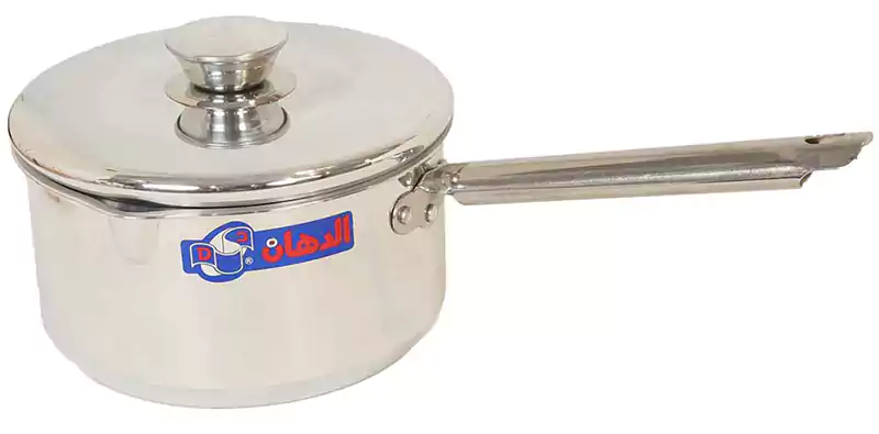 El Dahan Casserole with Aluminum Lid, Size 20 - Silver