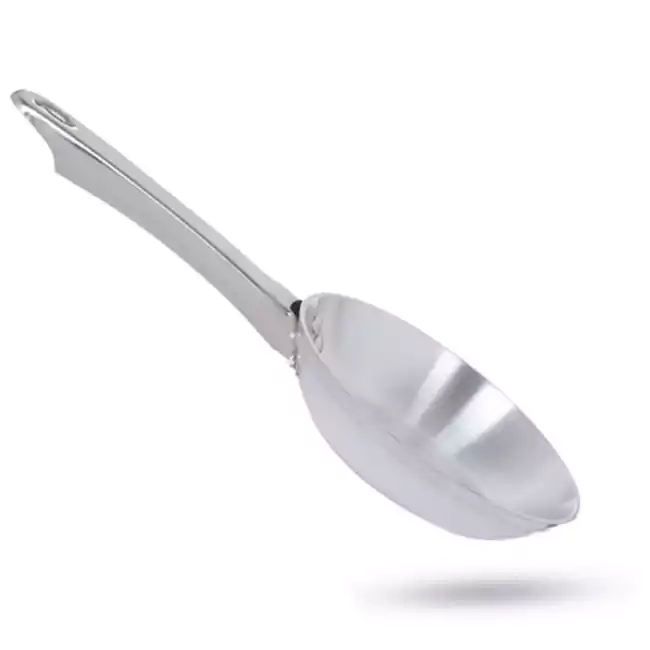 El Dahan Aluminum Frying Pan, Size 26, One Hand, Stainless - Silver