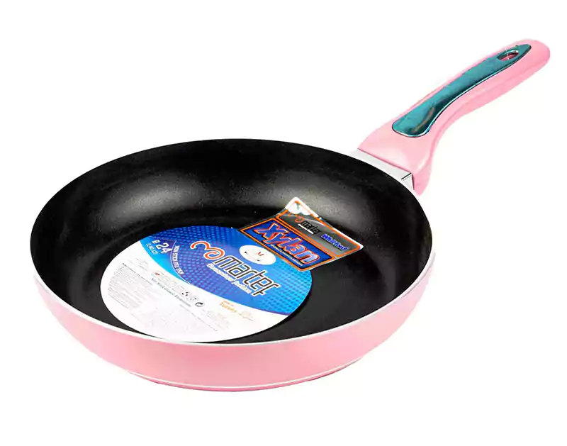 مقلاة تحمير تيفال تركي مقاس 24 بيد واحدة - بينك