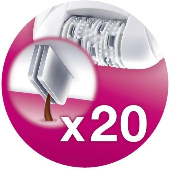 ماكينة إزالة الشعر من براونز، أبيض، KM.2078