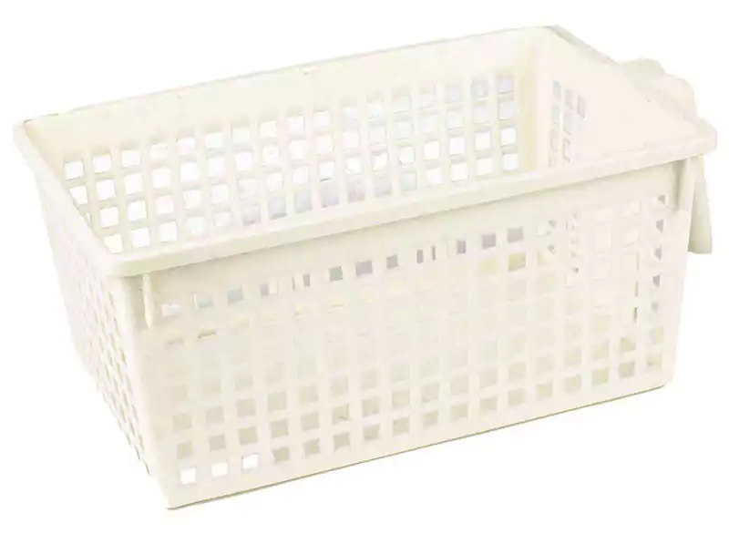 Al-Watania Refrigerator Organizer with Large Plastic Handle - White