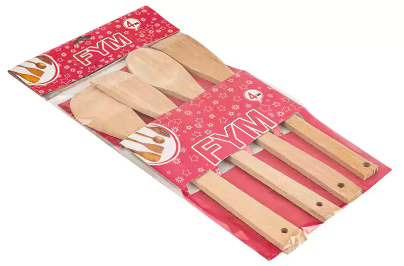 طقم معالق خشب 1*4 Home Wood