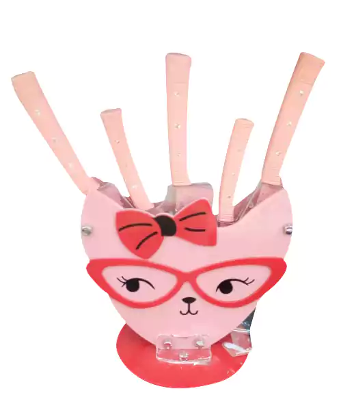 طقم سكاكين شكل قلب - 7 قطع