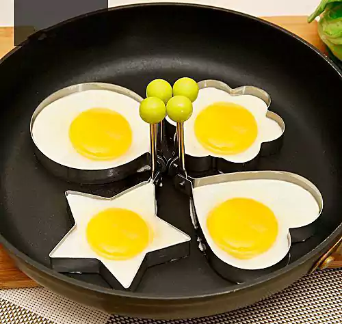 قوالب بيض أشكال مختلفة من الاستانليس