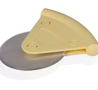 قطاعة بيتزا أستنالس بيد بلاستيك الحبيب - أصفر