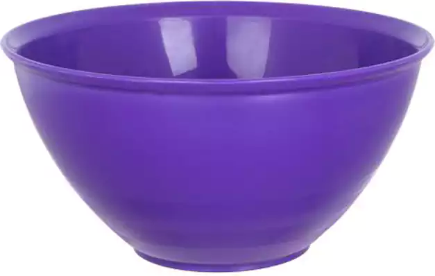 Round plastic bowl 2 liters - purple, 9113