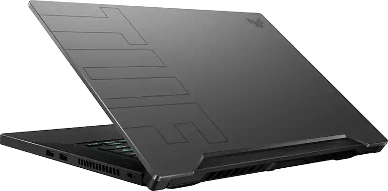 لاب توب اسوس TUF Dash F15 FX516PC-HN001T، معالج من الجيل الحادي عشر، Intel Core I7، رامات 8 جيجابايت، 512 جيجابايت SSD هارد، نفيديا جي فورس RTX3050-4GB، شاشة 15.6 بوصة، ويندوز 10، رمادي