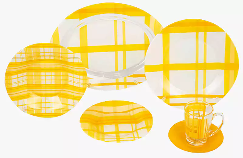 طقم لومينارك 46 قطعه بوب يلو - 4263