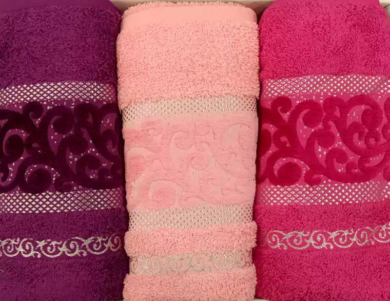 طقم بشكير اصاله 70x140