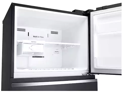 LG Refrigerator, No Frost, 393 Liter, Inverter, 2 Doors, Black, GN-C562SGCL