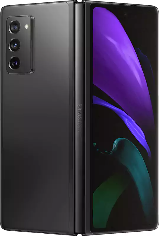 Samsung Galaxy Z Fold 2 Dual SIM Mobile, 256GB Internal Memory, 12GB RAM, 4G LTE, Black