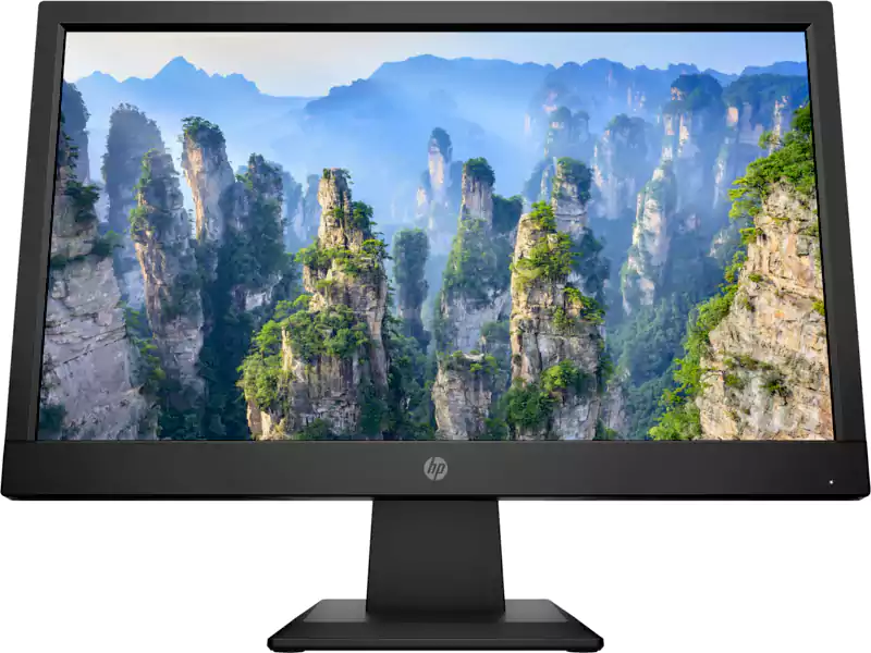HP Computer Monitor 18.5 Inch, HD, LED, VGA, Black, 9TN42AS